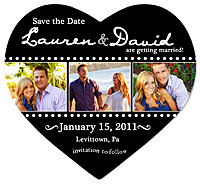 "Film Strip" Heart Save the Date Magnet